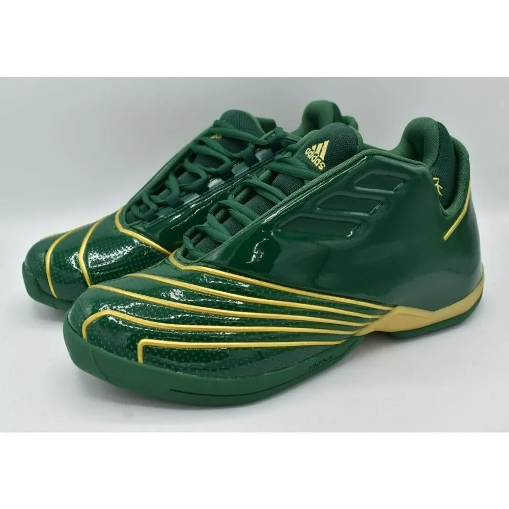 Adidas Mens Size 10 Womens‎ Size 11 T-Mac 2.0 Restomod Green Basketball Shoes